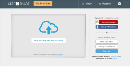 keep2share premium website